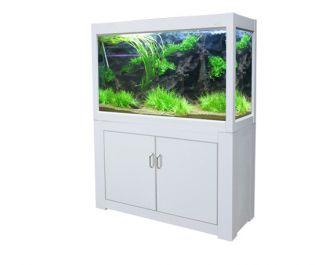 Аквариум с тумбой, белый,1025L8450W*1450Hmm, 228л, фильтр 19вт,светильник 25вт*2.(LYB-1000 White)