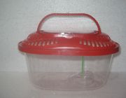 Aквариум-переноска для рептилий овальная 23x15x13см (D2)