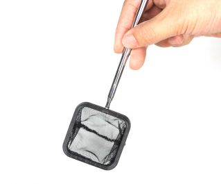 V Сачок с телескопической ручкой для наноаквариума D-7 см, длина 15-47см.(TN-09)