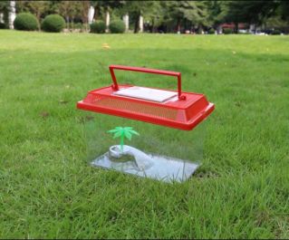 Аквариум-переноска для рептилий 18x11x12см (180-B)