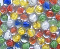 Стеклянные шарики для декора 300г. (в сеточке) (KL0109)