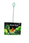 Аквариумный сачок, 30*25*35см (зеленая сетка;двойная проволока) (FN-12(M))