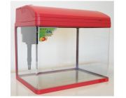 BOYU Аквариум красный 28л, фильтр 7Вт (MR-398 red)