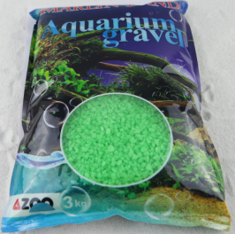 Грунт для аквариума салатовый 0,4-0,6см (3кг) (KL0508)